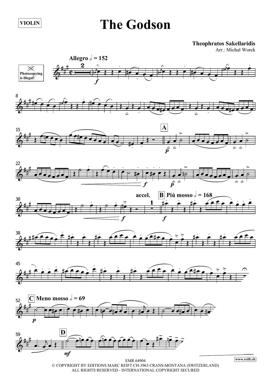 The Godson The Godson Violin Solo scores gallery preview page 3