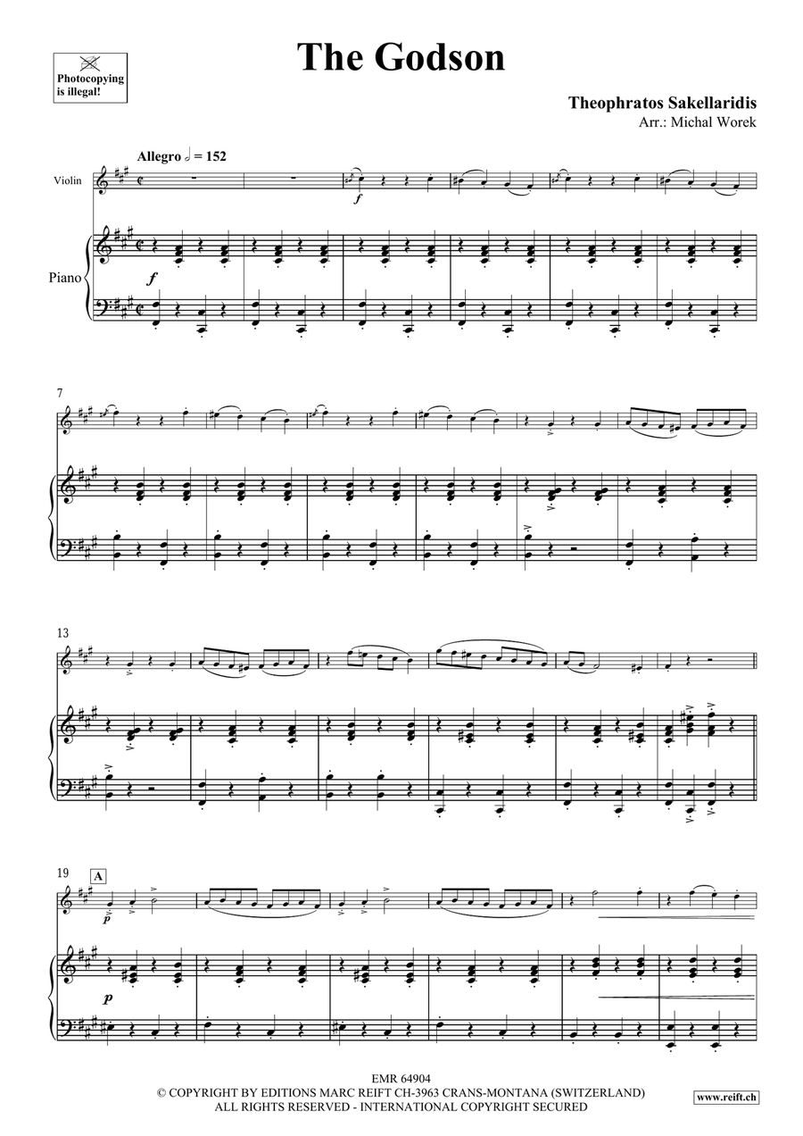 The Godson The Godson Violin Solo scores gallery preview page 4