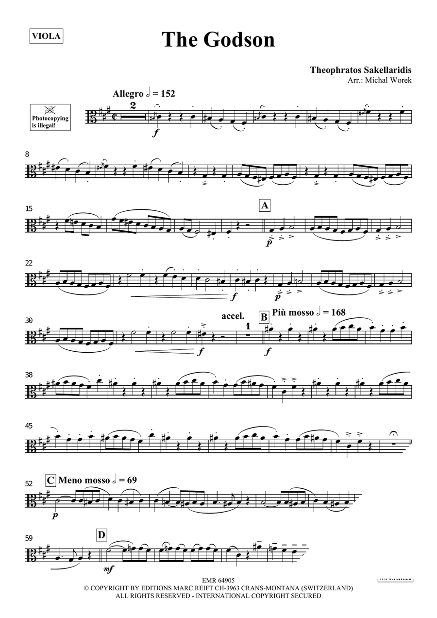 The Godson The Godson Piano Accompaniment scores gallery preview page 3