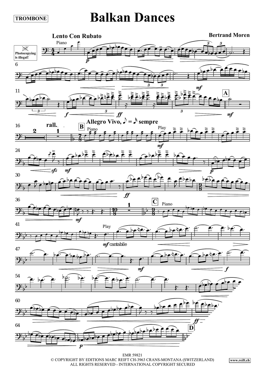 Balkan Dances Balkan Dances Piano Accompaniment scores gallery preview page 4