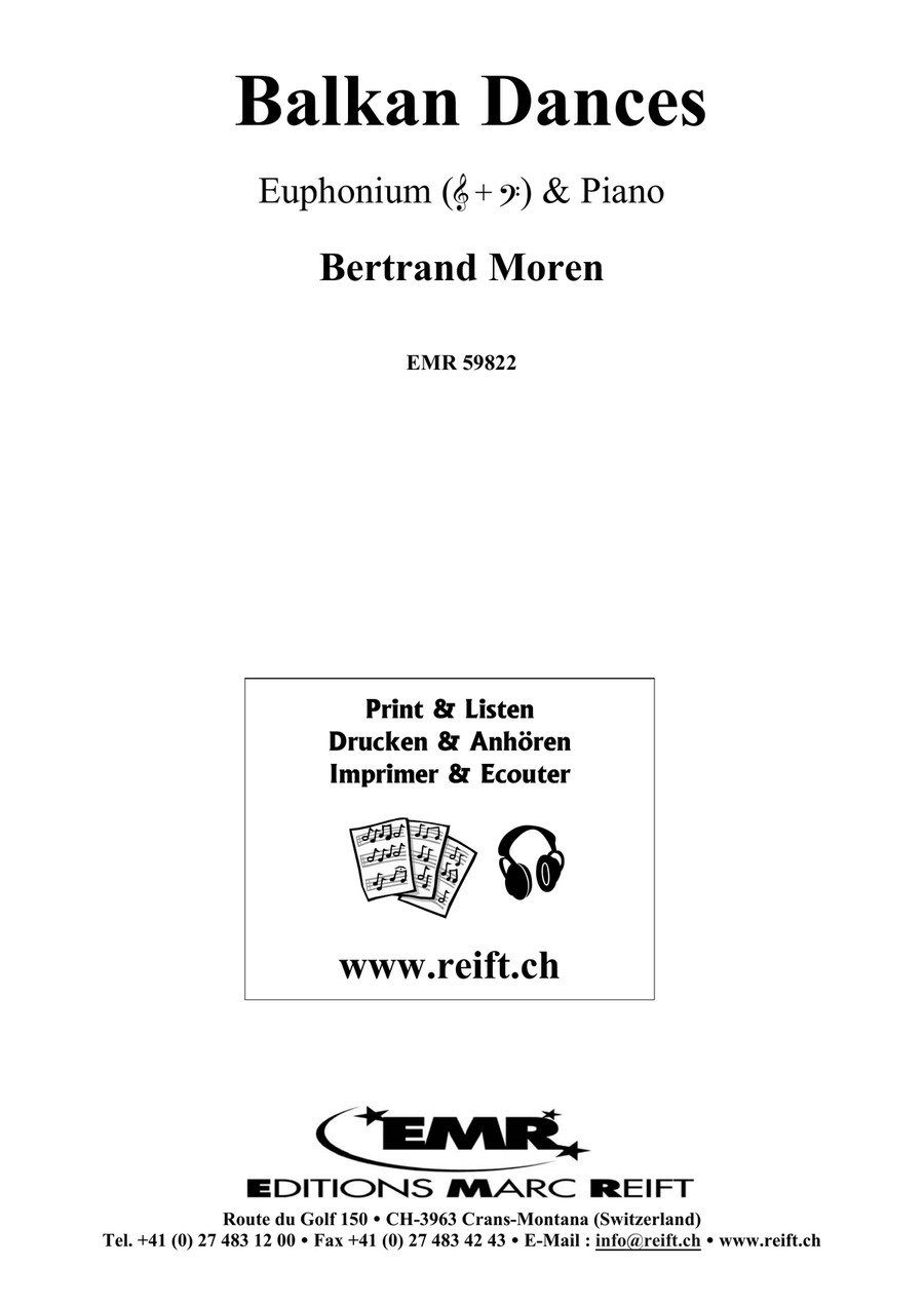 Balkan Dances Balkan Dances Euphonium scores gallery preview page 2