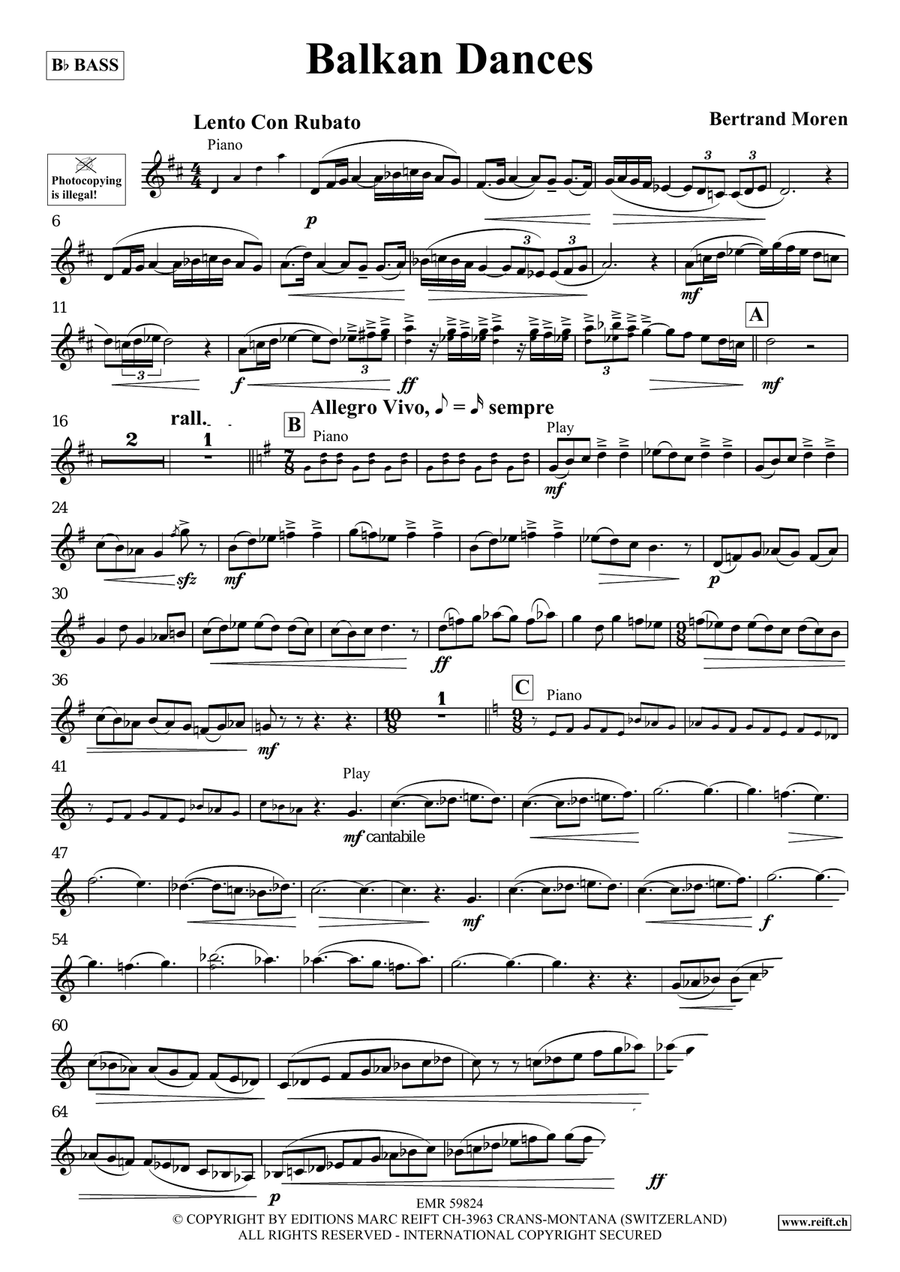 Balkan Dances Balkan Dances Voice Solo scores gallery preview page 4