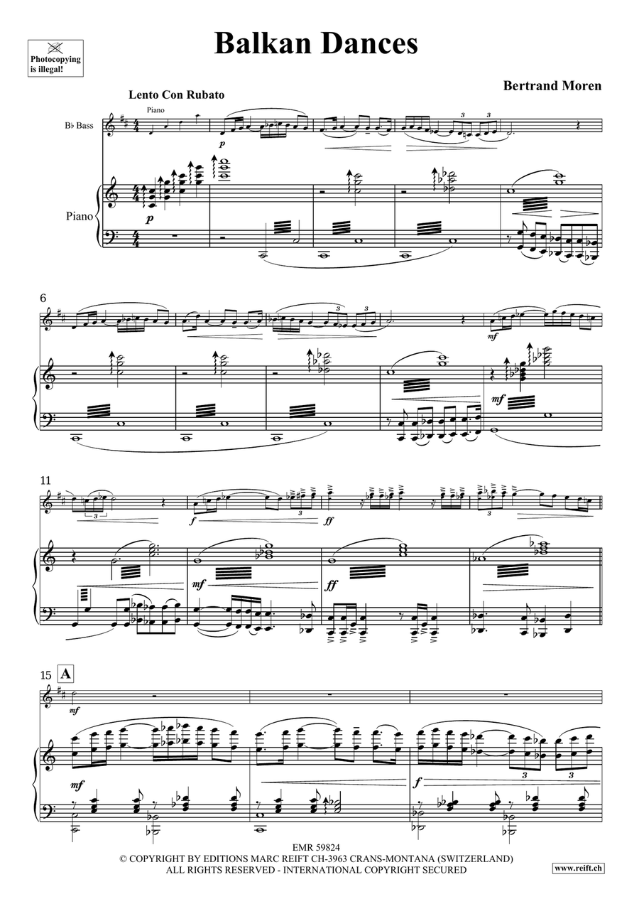 Balkan Dances Balkan Dances Voice Solo scores gallery preview page 5
