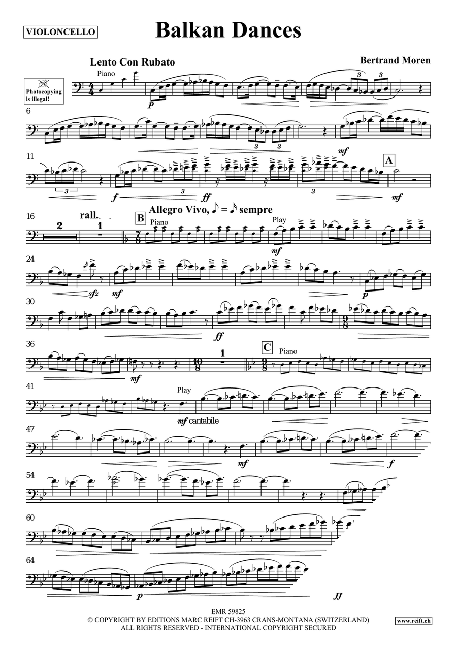 Balkan Dances Balkan Dances Piano Accompaniment scores gallery preview page 4