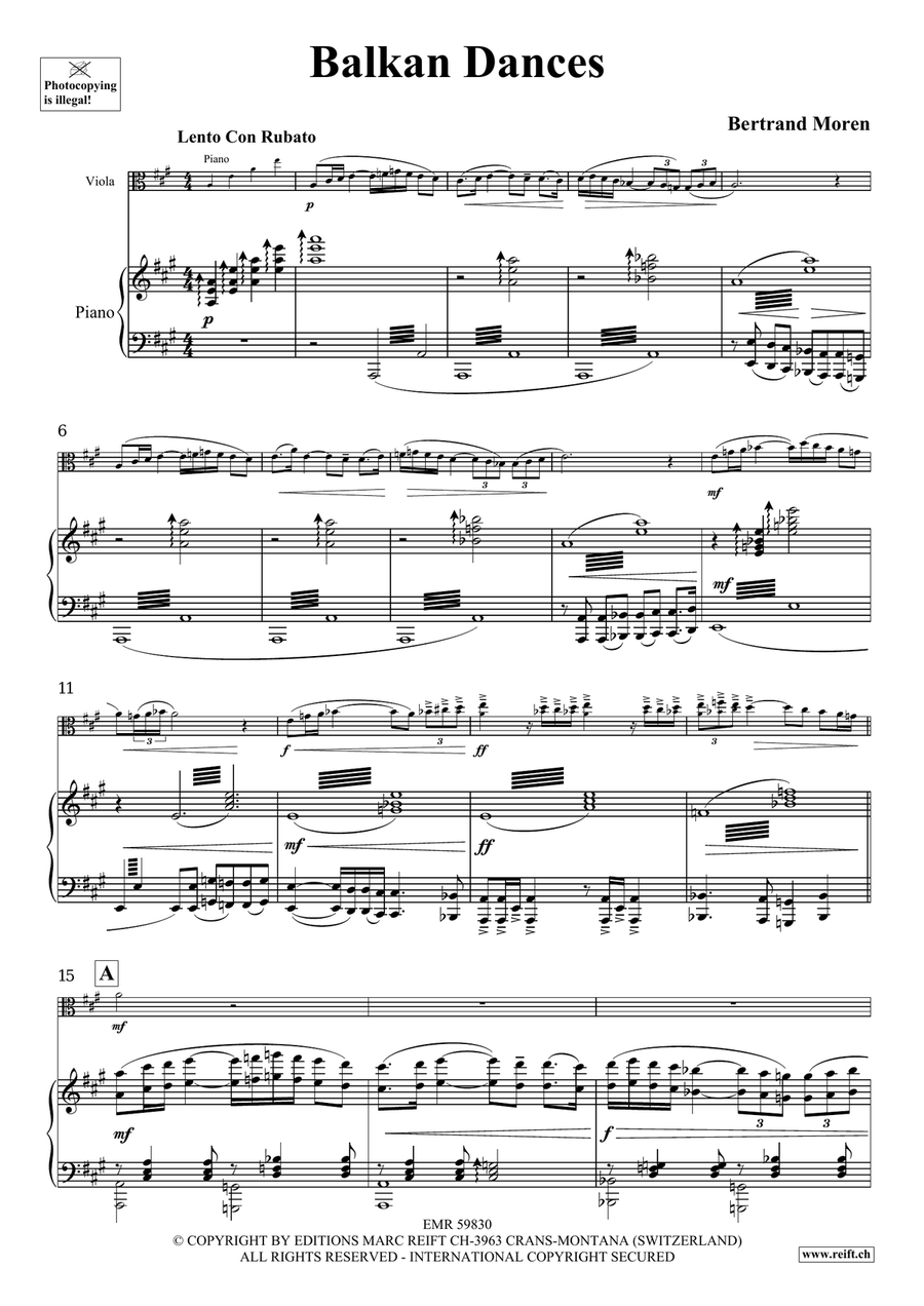 Balkan Dances Balkan Dances Piano Accompaniment scores gallery preview page 5