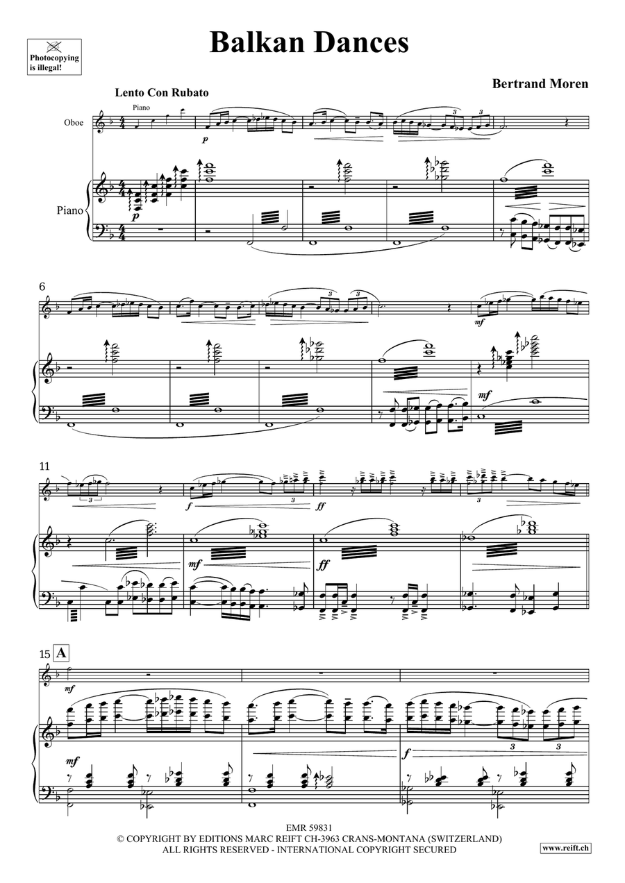 Balkan Dances Balkan Dances Piano Accompaniment scores gallery preview page 5