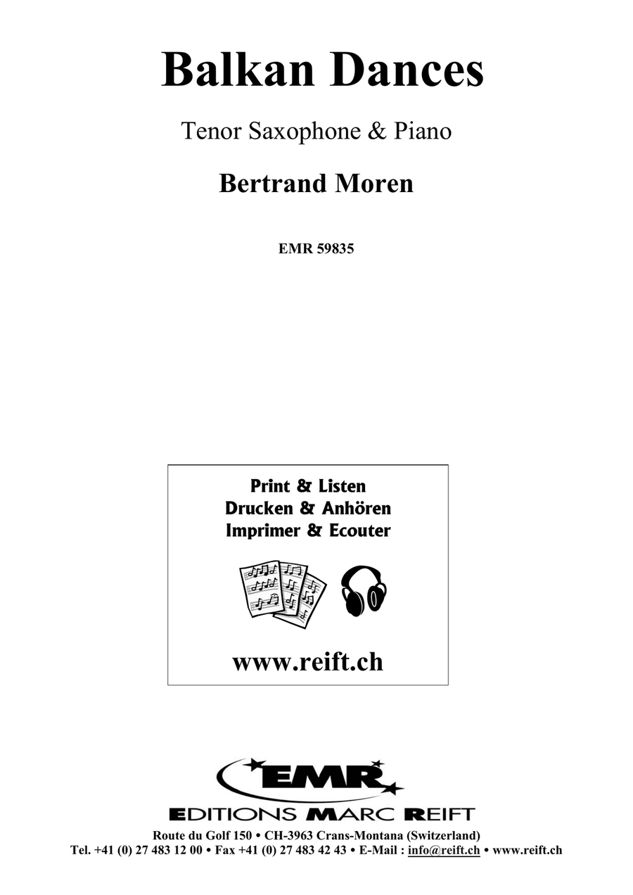 Balkan Dances Balkan Dances Tenor Saxophone scores gallery preview page 2