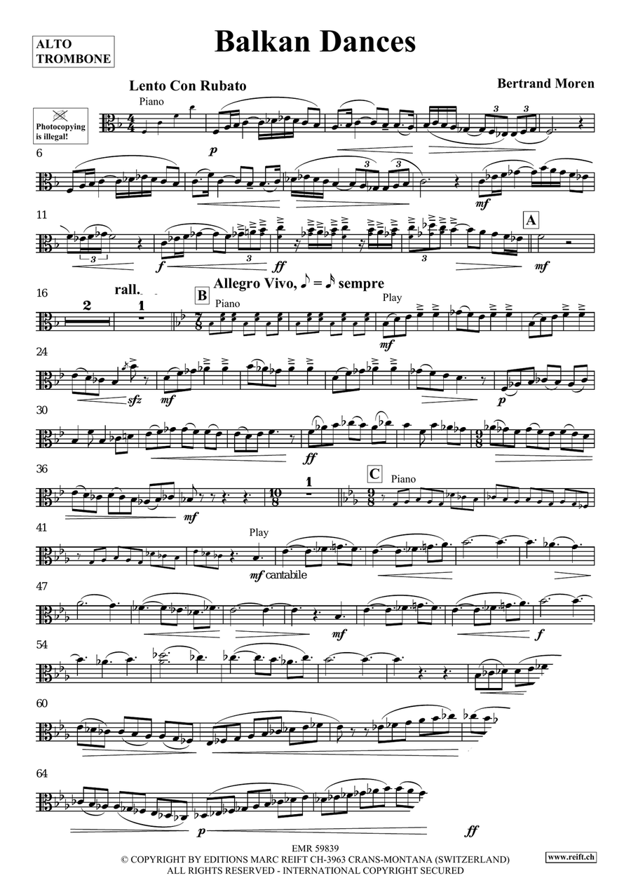 Balkan Dances Balkan Dances Piano Accompaniment scores gallery preview page 4