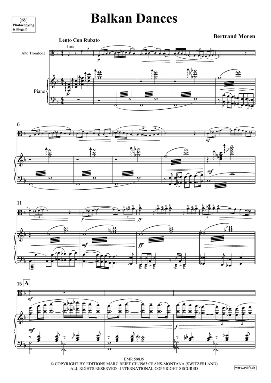 Balkan Dances Balkan Dances Piano Accompaniment scores gallery preview page 5
