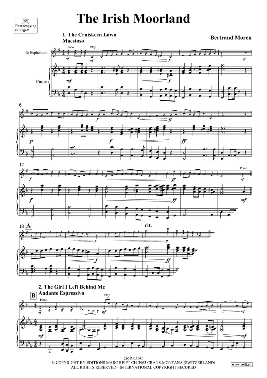 The Irish Moorland The Irish Moorland Euphonium scores gallery preview page 4