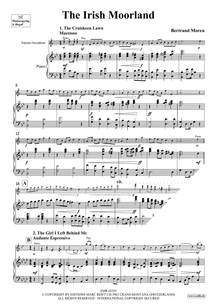 The Irish Moorland The Irish Moorland Soprano Saxophone scores gallery preview page 4