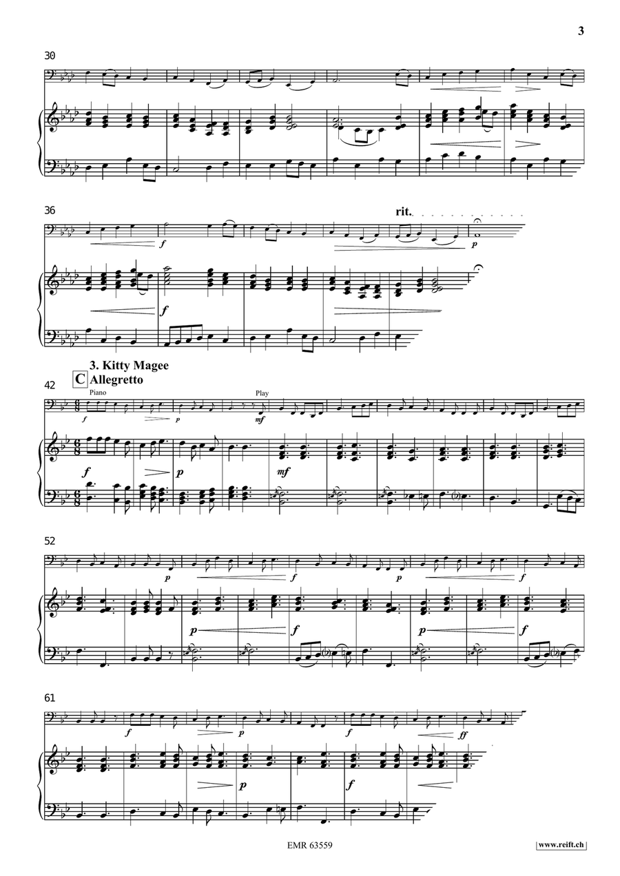 The Irish Moorland The Irish Moorland Bass Trombone scores gallery preview page 5