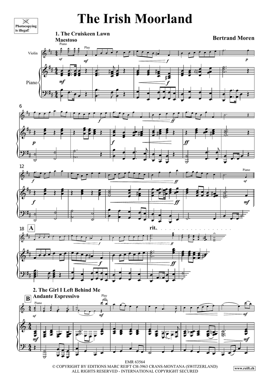 The Irish Moorland The Irish Moorland Violin Solo scores gallery preview page 4