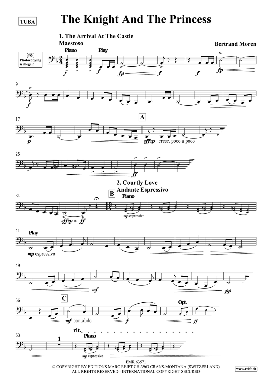 The Knight And The Princess Tuba scores gallery preview page 4