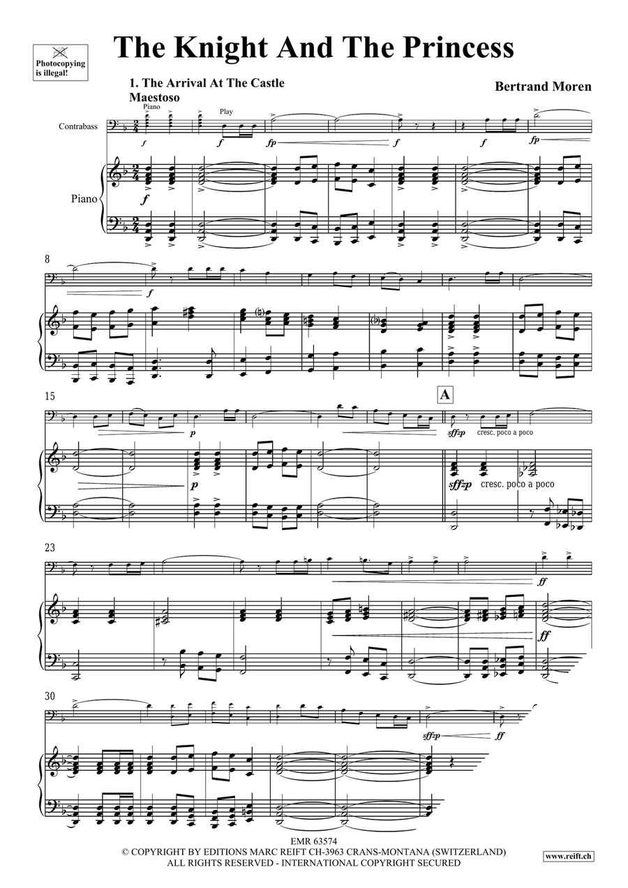 The Knight And The Princess Double Bass scores gallery preview page 5