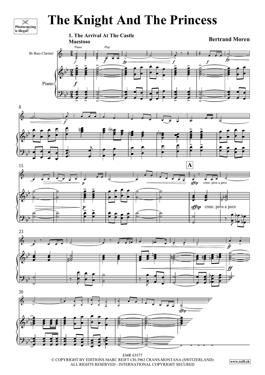 The Knight And The Princess Bass Clarinet scores gallery preview page 5