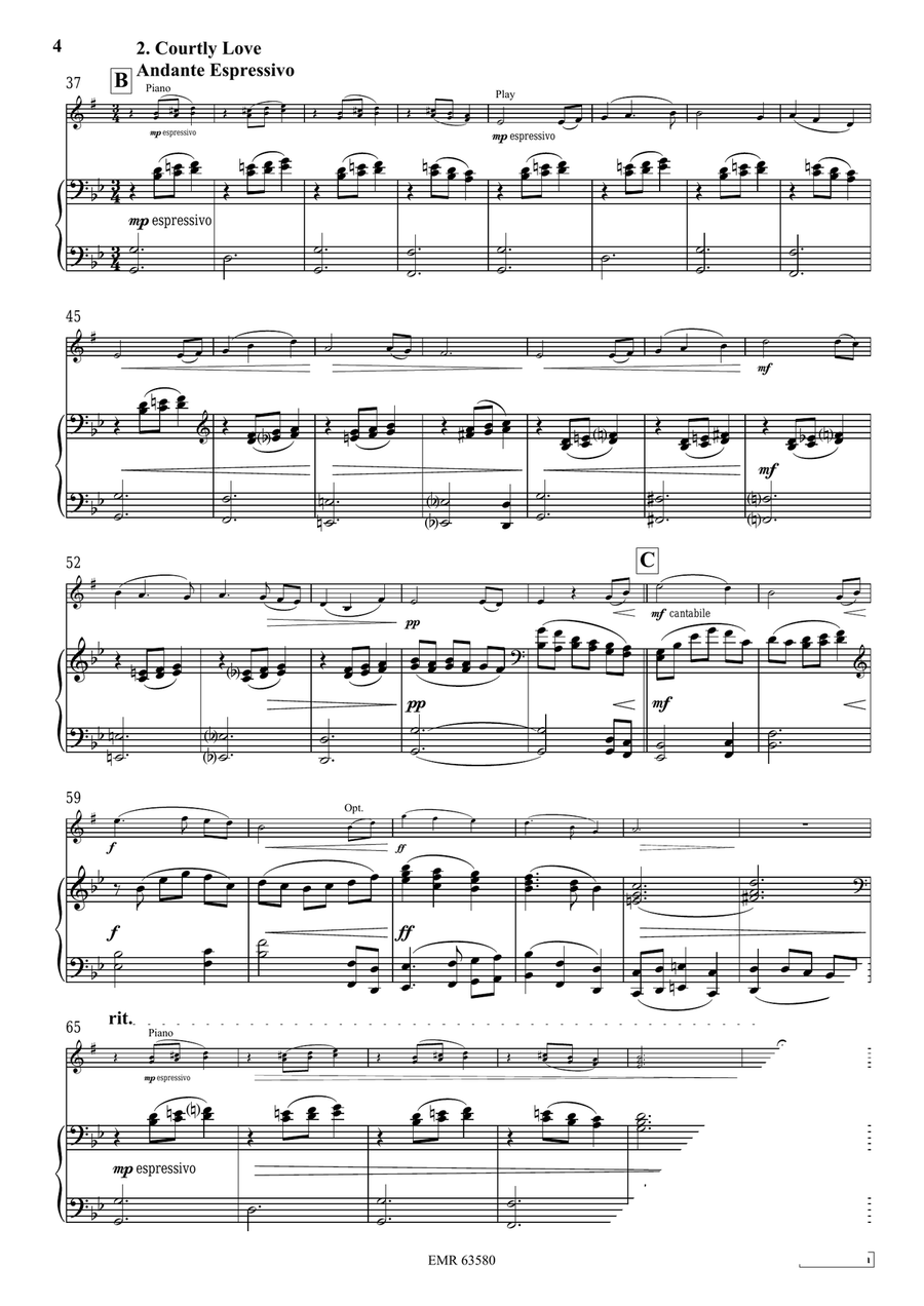 The Knight And The Princess Baritone Saxophone scores gallery preview page 6