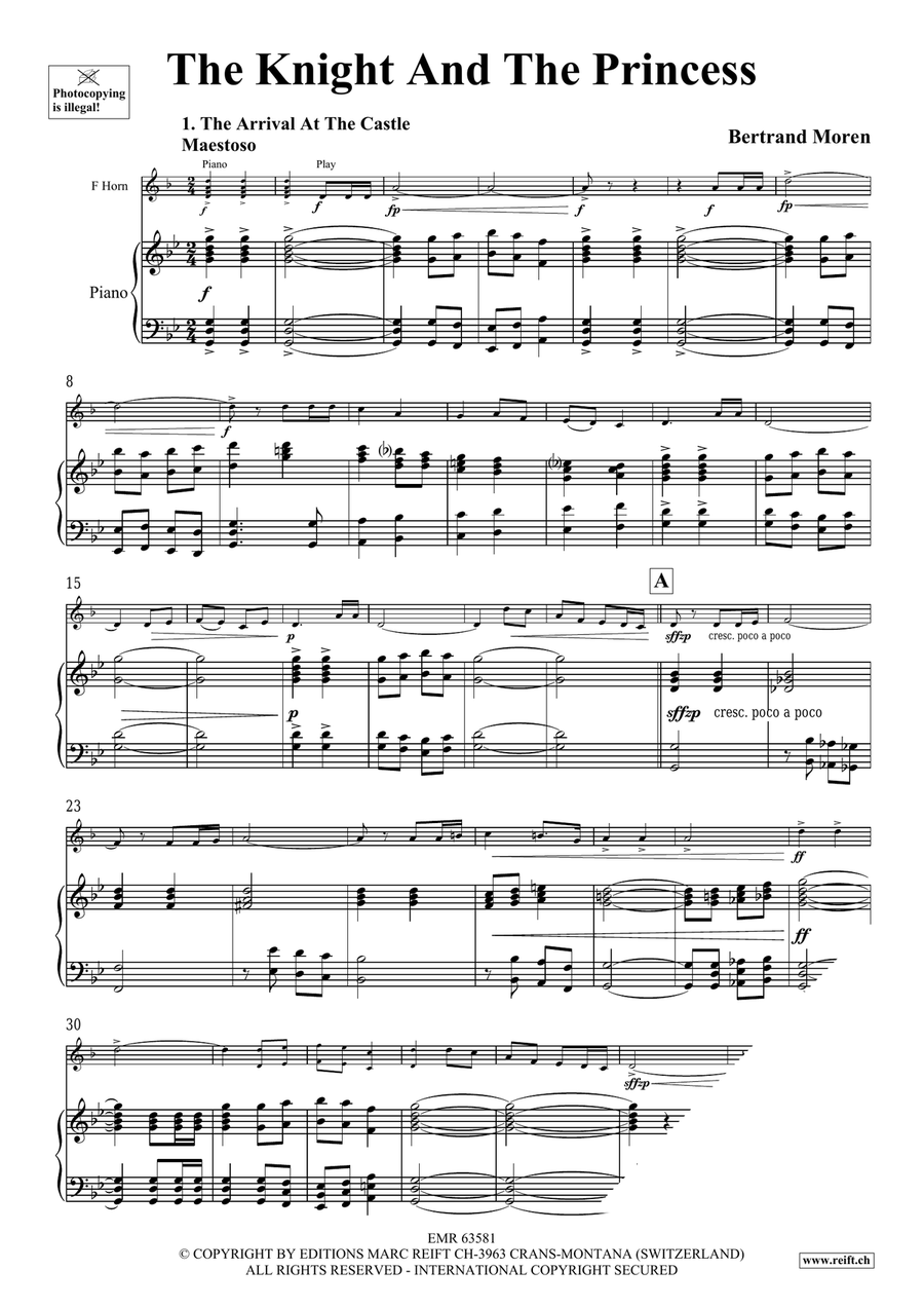 The Knight And The Princess Horn scores gallery preview page 5