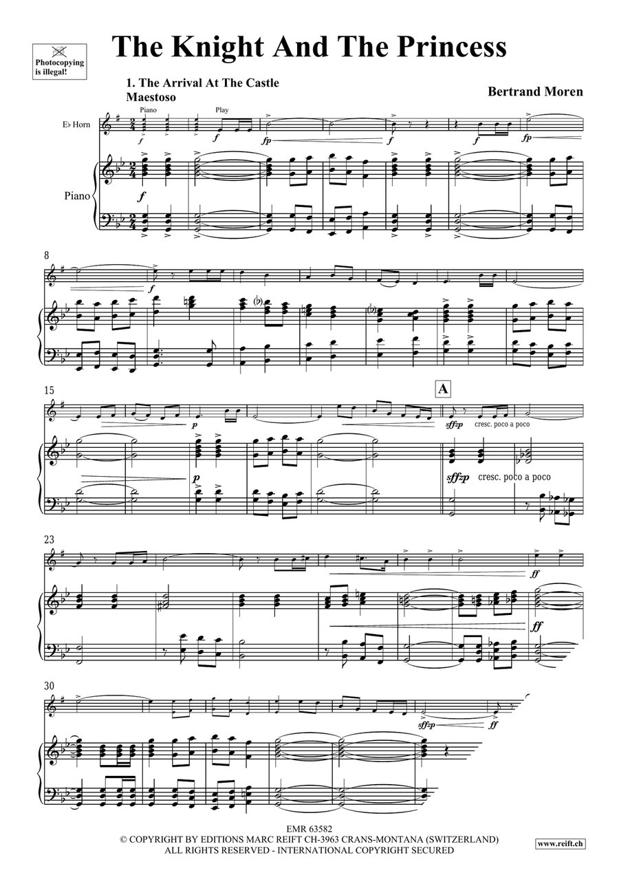 The Knight And The Princess Horn scores gallery preview page 5