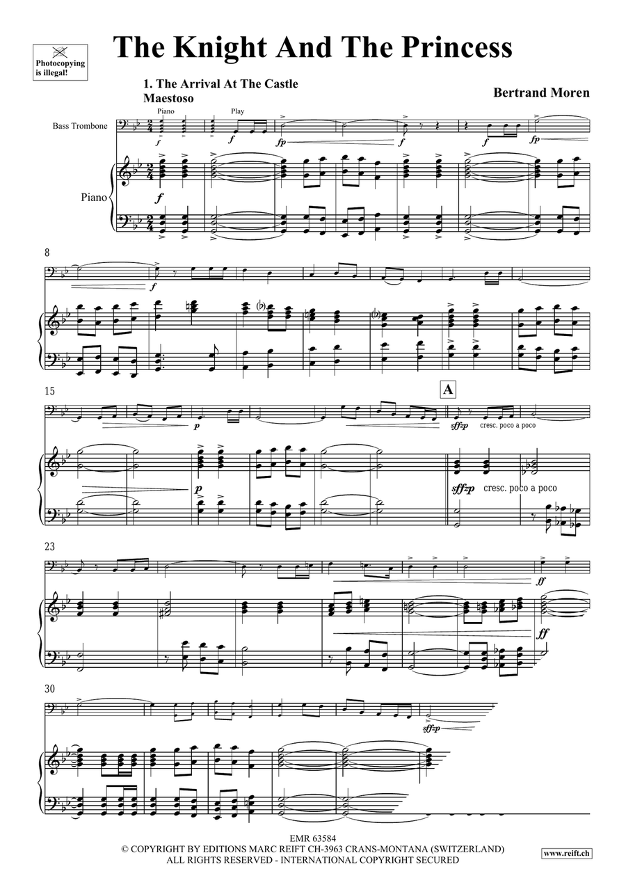 The Knight And The Princess Bass Trombone scores gallery preview page 5