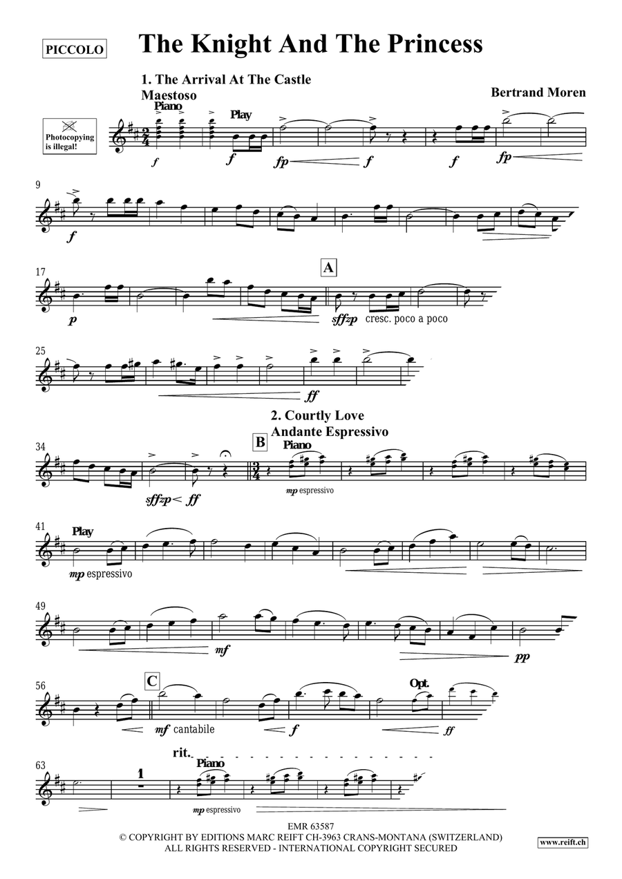 The Knight And The Princess Piccolo scores gallery preview page 4
