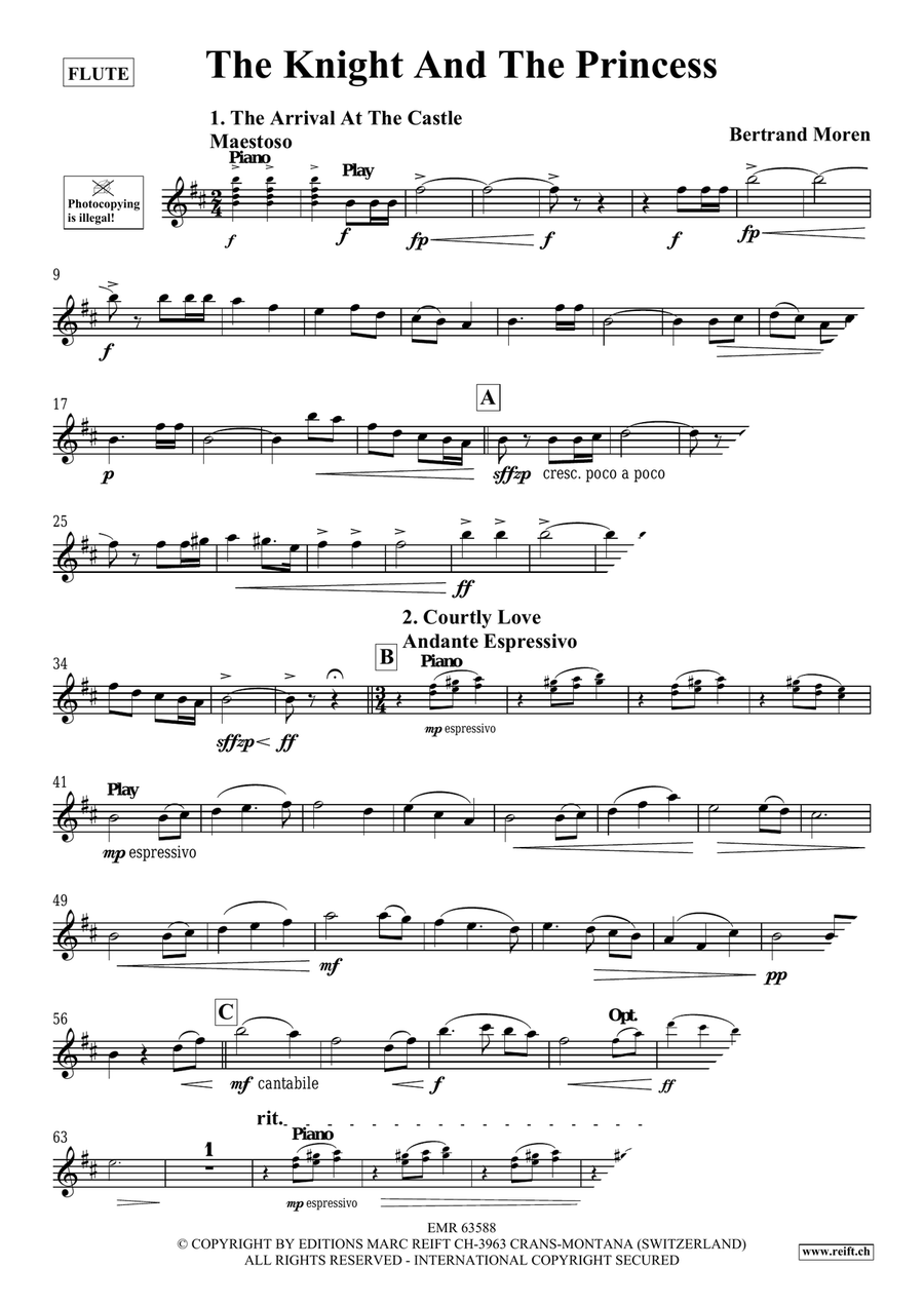 The Knight And The Princess Flute Solo scores gallery preview page 4