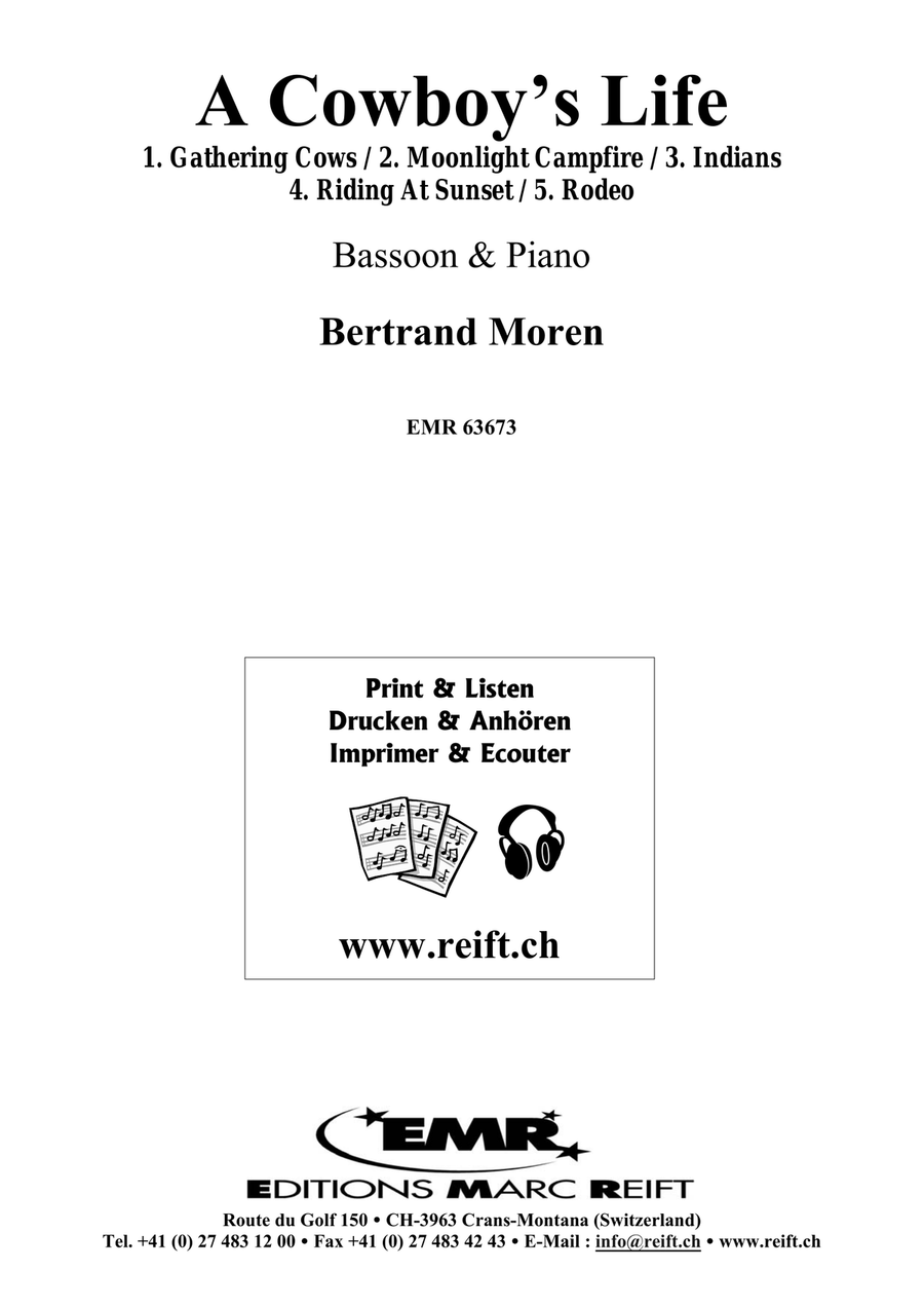 A Cowboy's Life A Cowboy's Life Bassoon Solo scores gallery preview page 2
