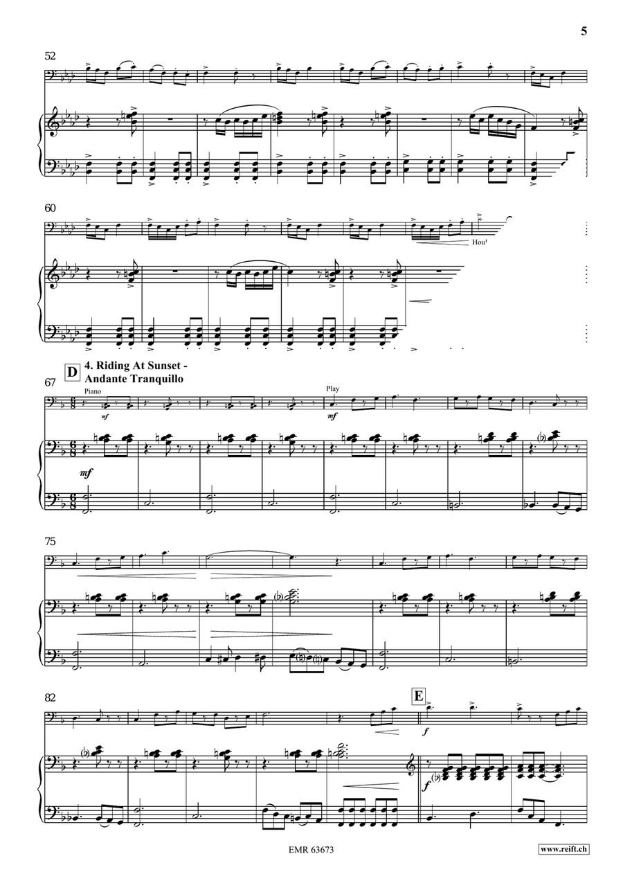 A Cowboy's Life A Cowboy's Life Bassoon Solo scores gallery preview page 7