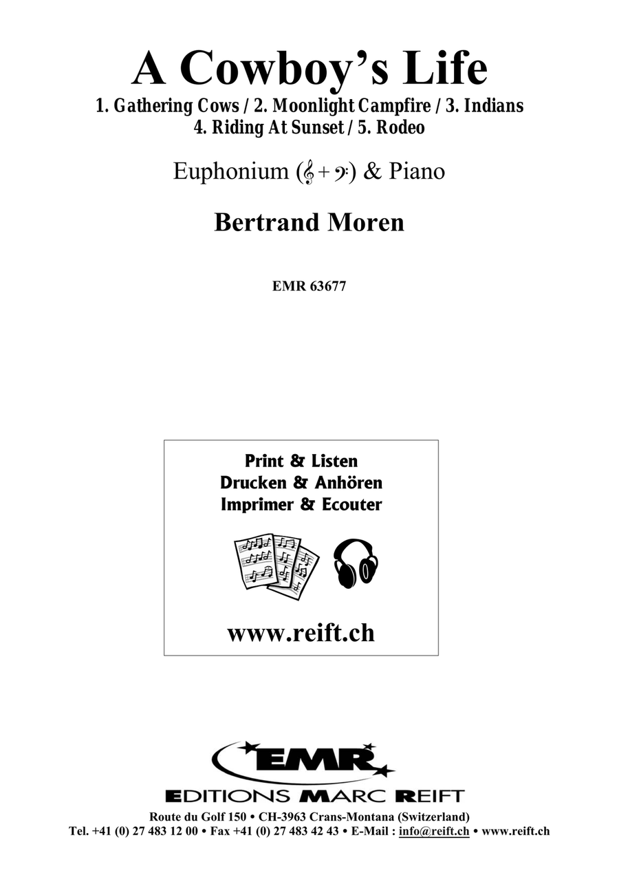 A Cowboy's Life A Cowboy's Life Euphonium scores gallery preview page 2