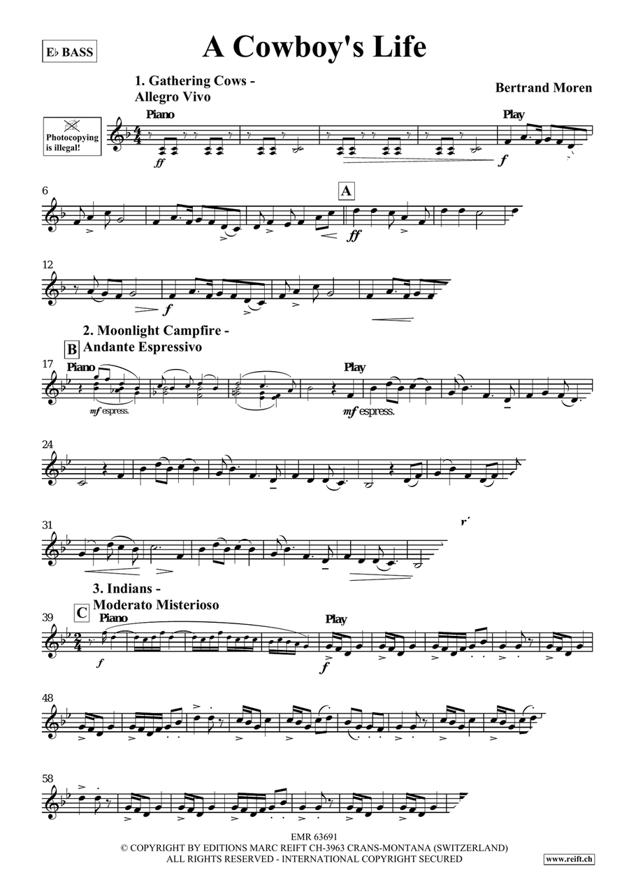 A Cowboy's Life A Cowboy's Life Voice Solo scores gallery preview page 4