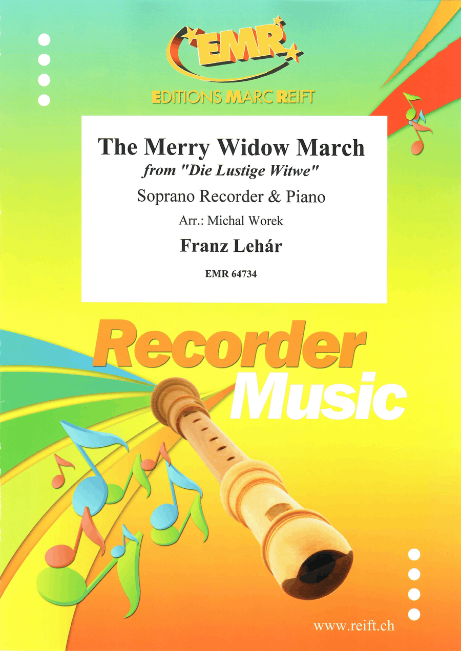 The Merry Widow March The Merry Widow March Soprano Recorder scores gallery preview page 1