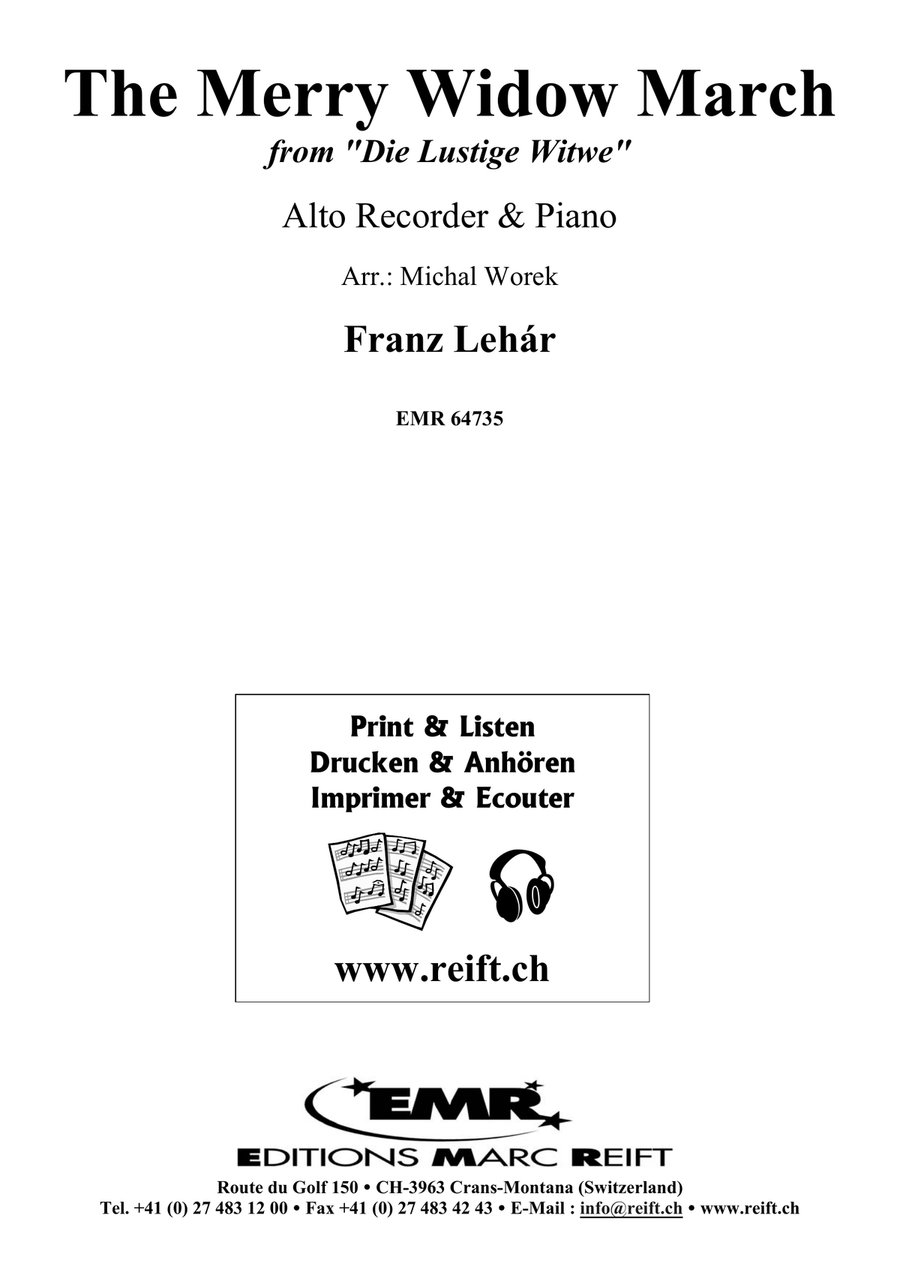 The Merry Widow March The Merry Widow March Alto Recorder scores gallery preview page 2