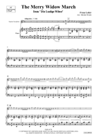 The Merry Widow March Soprano Saxophone scores gallery preview page 4