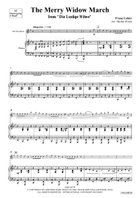 The Merry Widow March Alto Saxophone scores gallery preview page 4