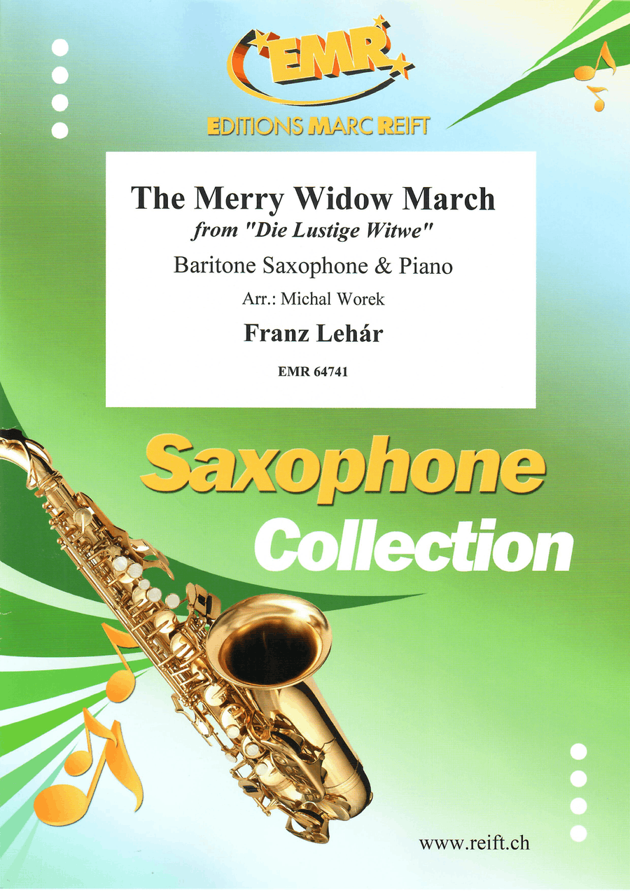 The Merry Widow March The Merry Widow March Baritone Saxophone scores gallery preview page 1