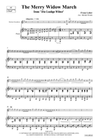 The Merry Widow March Baritone Saxophone scores gallery preview page 4