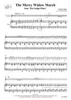 The Merry Widow March Cornet scores gallery preview page 4