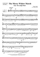 The Merry Widow March Piccolo Trumpet scores gallery preview page 3