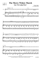 The Merry Widow March Voice Solo scores gallery preview page 4