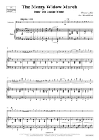 The Merry Widow March Piano Accompaniment scores gallery preview page 4