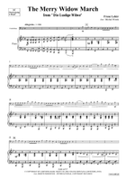 The Merry Widow March Double Bass scores gallery preview page 4