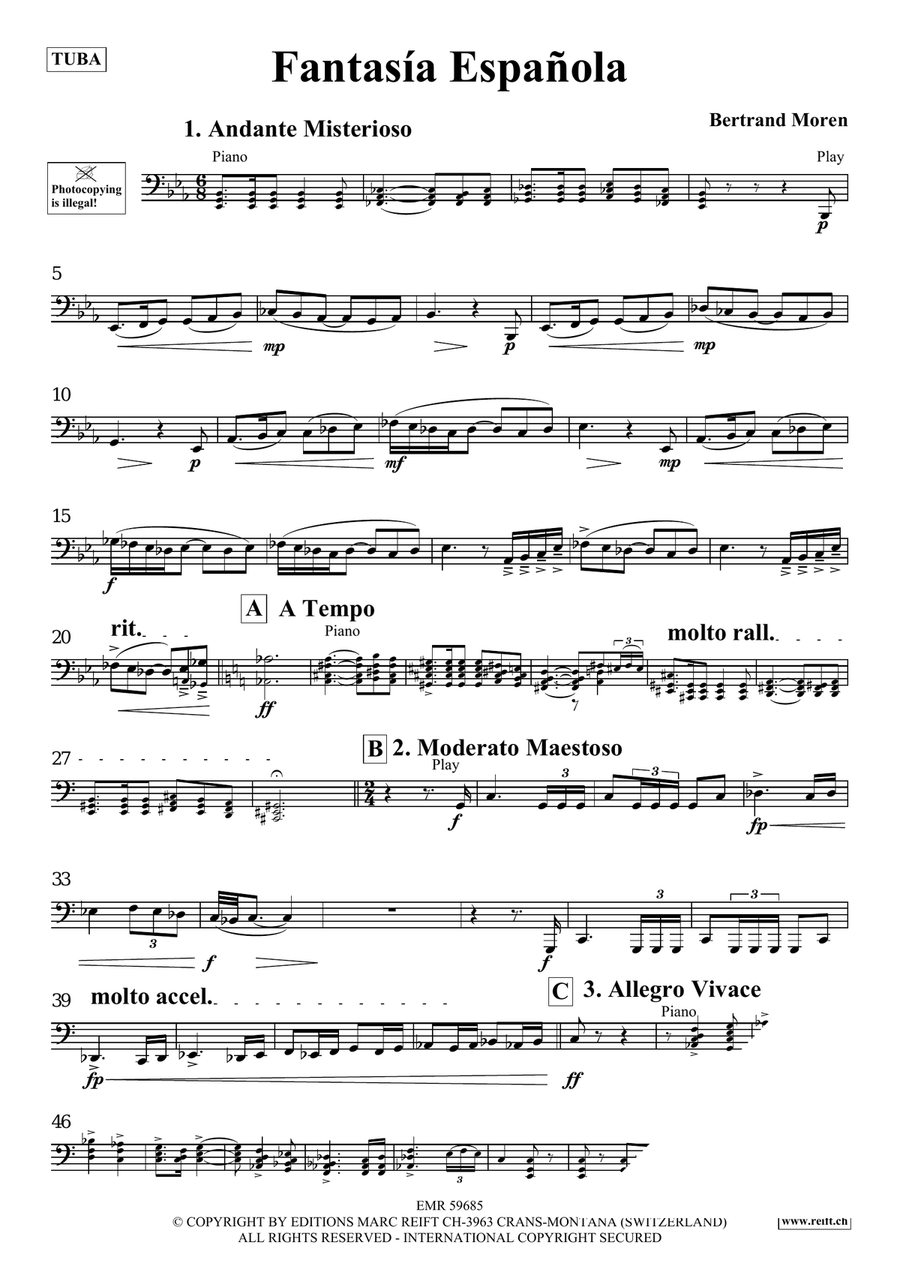 Fantasia Espanola Fantasia Espanola Tuba scores gallery preview page 4