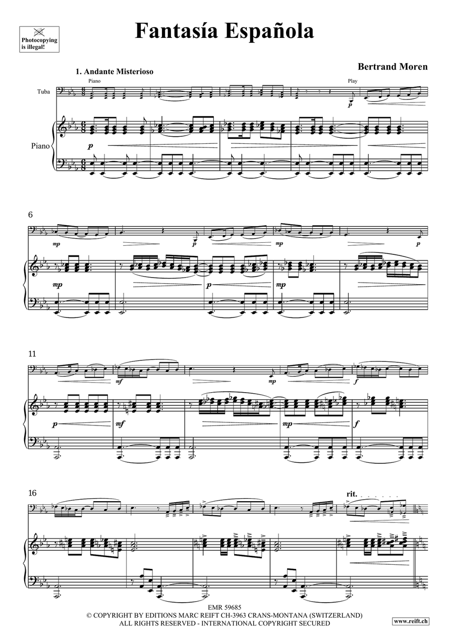 Fantasia Espanola Fantasia Espanola Tuba scores gallery preview page 5