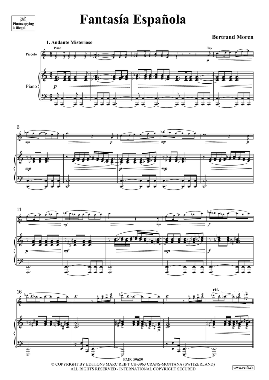 Fantasia Espanola Fantasia Espanola Piccolo scores gallery preview page 5
