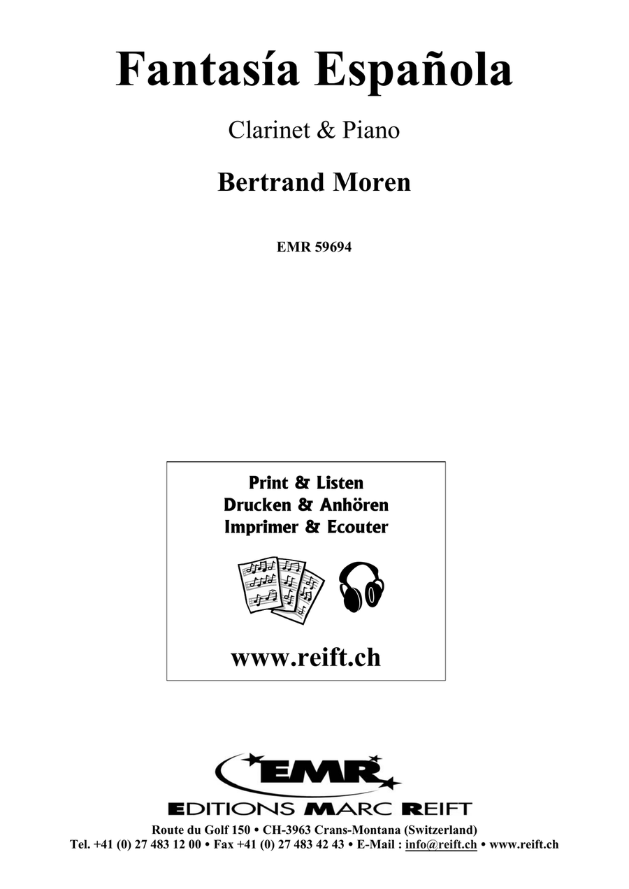Fantasia Espanola Fantasia Espanola Clarinet Solo scores gallery preview page 2