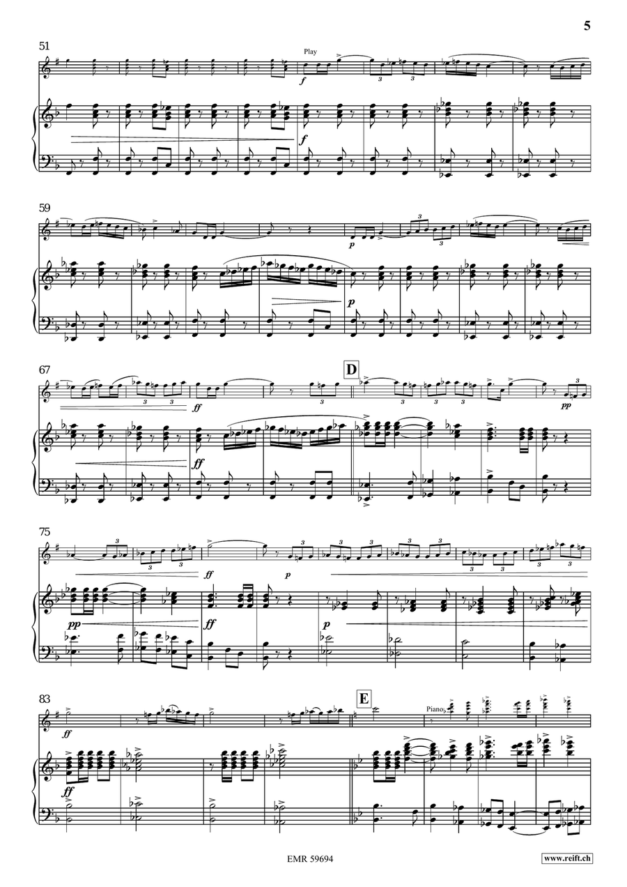 Fantasia Espanola Fantasia Espanola Clarinet Solo scores gallery preview page 7