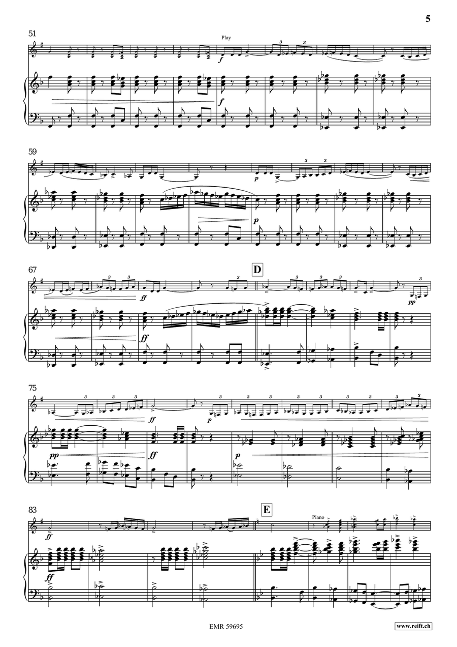 Fantasia Espanola Fantasia Espanola Bass Clarinet scores gallery preview page 7