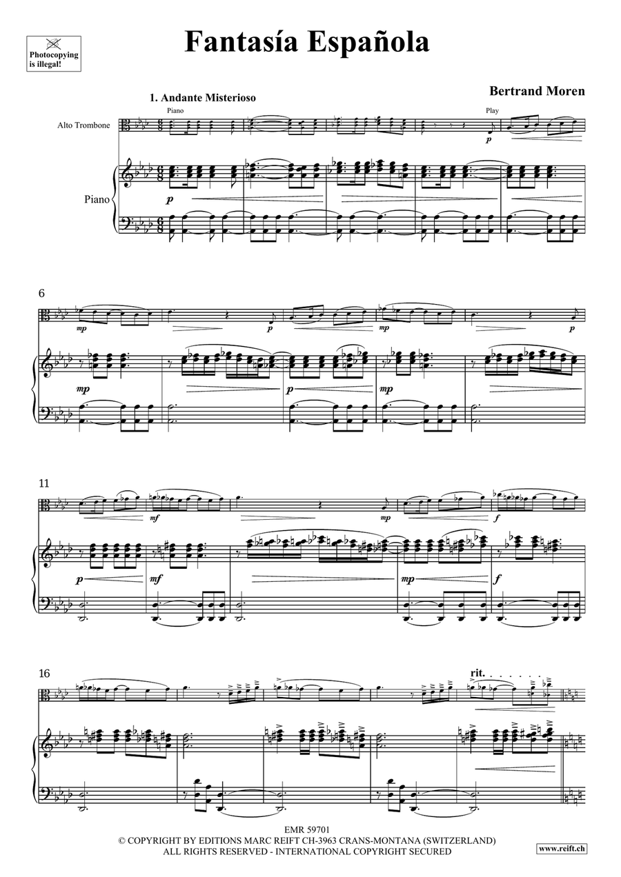Fantasia Espanola Fantasia Espanola Piano Accompaniment scores gallery preview page 5