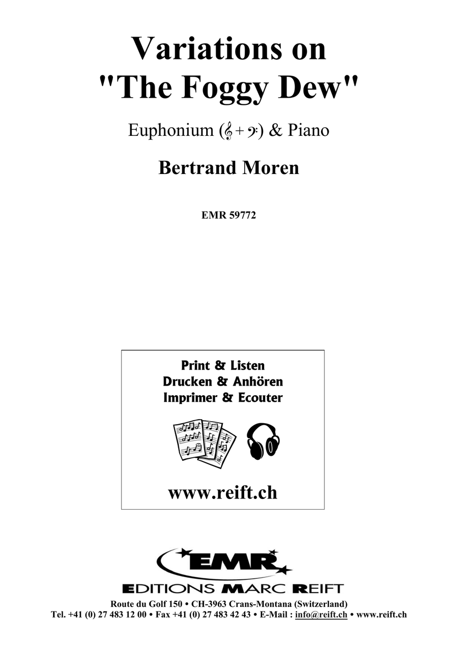 Variations on The Foggy Dew Euphonium scores gallery preview page 2