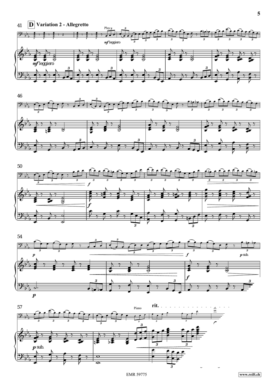 Variations on The Foggy Dew Piano Accompaniment scores gallery preview page 7